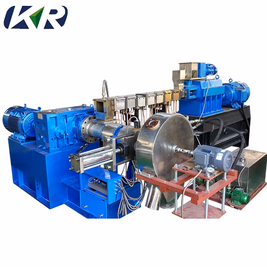 Waste Plastic HDPE LDPE Film Woven Bag Recycling Granulator Extruder Machine