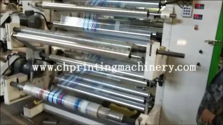 Color de la impresora de Flexografía de la película de la bolsa de plástico del LDPE del LDPE de la marca Changhong OPP PE 6